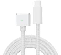PonJel 140W USB-C to Magnetic 3 Charging Cable for MacBook Air (15-inch, M2, 2023), Air (13-inch, M2, 2022), Pro (14-inch, 2023), Pro (14-inch, 2021), Pro (16-inch, 2023), Pro (16-inch, 2021), 6.6FT