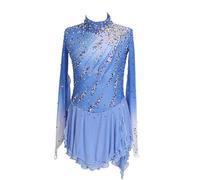 PONNYC A,4/6, Figure Skating Dress for Professional Ice Skating Clothes for Girls Gymnastics Leotard Wear Outdoor Sports Costume