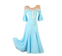 PONNYC B,L, Ballroom Dance Competition Dresses Women's Waltz Dancing Outfit Modern Dancing Clothes Social Dance Costume Big Swing