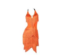 PONNYC C,S, Fringed Latin Dance Skirts for Women Ballroom Dance Dresses Salsa Performance Dancing Outfit Cha Cha Dancing Clothes