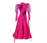 PONNYC D,XXL, Ballroom Dance Performance Dresses Women's Waltz Foxtrot Costume Social Dance Outfit Modern Dancing Clothes Big Swing