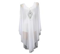 PONNYC White,XXL, Women's Latin Dancing Outfit Backless Professional Cha Cha Dancewear Salsa Dancing Clothes Ballroom Dance Dresses