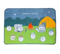 にゃんこ大戦争 PONOS Official The Battle Cats Blanket - Gamatoto and Ototo Corps. Blanket - 39 Inch x 27 Inch Collectible Battle Cats Soft Blanket