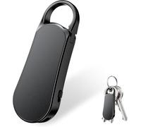 Ponovo 32GB Voice Recorder Mini - Keychain Design, 35 Hours Recording Time, Metal Casing, 1536kbps Hi-Fi Audio, One-Button Operation, Voice Activated Recorder for Interviews Meetings, Lectures