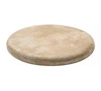 ponpfden 30cm/35cm/40cm/45cm Waterproof Round Seat Cushion, Memory Foam Dining Chair Pad, Imitation Leather Chair Cushion Round Stool Pad With Removable Zip Design(Color:Cream Gold,Size:30 * 30cm)