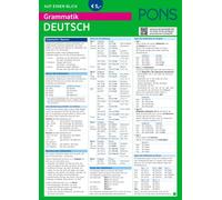 Pons German series: Pons Grammatik auf einen Blick