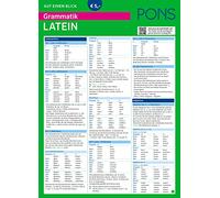PONS Grammatik auf einen Blick Latein