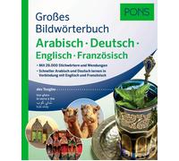 PONS Großes Bildwörterbuch Arabisch - Deutsch + Englisch und Französi (Hardback)