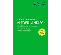 PONS Kompaktwörterbuch Niederländisch: Niederländisch-Deutsch / Deuts (Hardback)