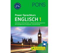 PONS Power-Sprachkurs Englisch 1: Intensivkurs für Erwachsene - effi (Paperback)