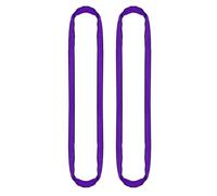 PONSA. 1t-2 m. Round Polyester HT Ring Rope, 1000 kg Resistance, 2 m Useful Length - 4 m Total Development, With PONSAGARD Treatment - Cut Resistant and Abrasion Resistant (Pack of 2)