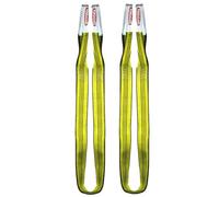 PONSA 3t-3 m. Webbing Lifting Sling Strap 3000 kg - 3 Meters - 90 mm Width - Heavy Duty Polyester - with PONSAGARD Patented Abrasion and Cut Protection System (Pack 2 u.)