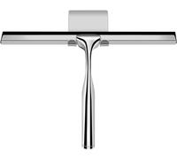 Ponsey Shower Squeegee Window Squeegee Stainless Steel Shower Inch Shower Wiper with Wall Hanger 12 Inches-Silvery
