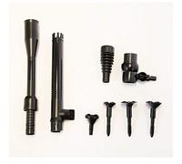 Pontec Fountain Pack for PondoRell 3000, Includes Pivoting Telescopic Extension, 4 Fountain Nozzles, Adjustable Outlet, Black