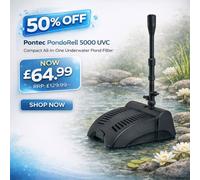 Pontec Pondorell 5000 Uvc Pond Filter Pump 5000L Black