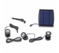 Pontec PondoSolar LED Set 3 Solar Powered Garden Pond Lighting