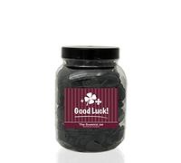 Pontefract Cakes 1.9kg Medium Sweet Jar - A Personalised Gift Jar Filled with Your Favourite Retro Sweets! (Good Luck)