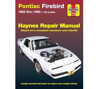 Pontiac Firebird: 1982 Thru 1992