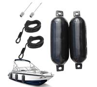 Pontoon Boat Bumpers - UV-Resistant Docking Protection | Durable Fenders For Sailing, Boating, Lake, Sea, Pool, Surf, Coast, Prevents Hull Damage, Marine Accessories, Inflatable, Heavy-Duty