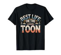 Pontoon Boat Captain Lake Life Best Boating T-Shirt