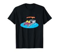 Pontoon Boat on a Lake T-Shirt