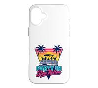 Pontoon Boat Party In Slow Motion Retro Sunset Lake Life Case for iPhone 16 Plus