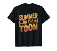 Pontoon Boat Summer Lake Weekend Relaxation Life Boating T-Shirt