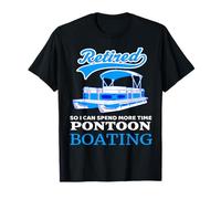 Pontoon Boating My Retirement Plan Funny Pontooning Boat T-Shirt