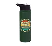 Pontoon Captain Life is Better At The Lake - Pontooning Stainless Steel Insulated Water Bottle