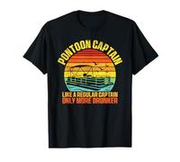 Pontoon Captain Like A Regular Captain Only More Drunker T-Shirt