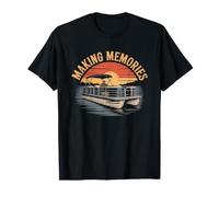 Pontoon Grandpa Making Summer Memories Grandkids Lake Memory T-Shirt