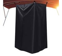 Pontoon Privacy Tent - Changing Cabin Privacy Curtain - Waterproof Shelter with Zipper for Water Bodies