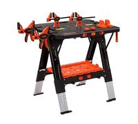 PONY 2-in-1 Folding Workbench, 227 kg Work Bench & 454 kg Saw Horse