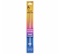 Pony Aluminium Crochet Hooks: 3.00mm, Multicolor, 3mm