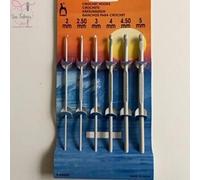 Pony Aluminium Crochet Hooks, Multi-Colour, 10 x 5 x 22.5 cm