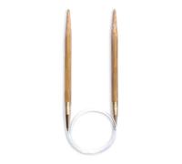 Pony Bamboo Circular Knitting Needles 40 cm 6.50 mm - 1 Piece - Brown
