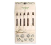 Pony Belle Perfect Interchangeable Knitting Needle Tips Set - Flexible Cable for Circular Knitting Projects, Patented Glydon Joint, 10.5 cm x 3.50-5.50 mm - 1 Set