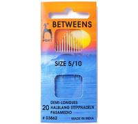 Pony Gold Eye Sewing Needles: Betweens Size 5-10, Multi-Colour