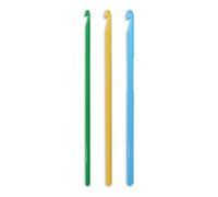 Pony Crochet Hook Vibrant Col: 3 Asstd Sizes 4 5 & 6.00mm, Multicolor, 8 x 8 x 21 cm