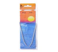 Pony Classic Circular Fixed Knitting Pins - 40Cm x 3.00mm, White