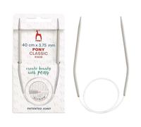 Pony Classic Circular Knitting Needles Aluminium 40 cm 3.75 mm - 1 Piece