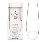 Pony Classic Circular Knitting Needles, Aluminium, 60cm x 3.50mm - 1 Piece