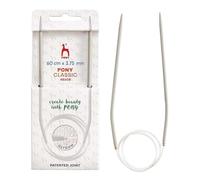 Pony Classic Circular Knitting Needles, Aluminium, 60cm x 3.75mm - 1 Piece