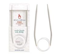 Pony Classic Circular kni. ndls Aluminium 60cm 5.00mm - 1pc