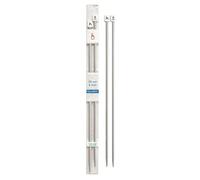Pony Classic Single Pointed Aluminium Needles - 35cm, 6.00mm - 1pc