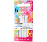 Pony Coded Eye Needles: Beading 10/12, Stainless Steel, Multi-Colour