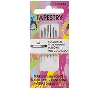 Pony Coded Eye Needles: Tapestry 24, Multi-Colour