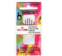 Pony Coded Eye Needles: Tapestry 28, Multi-Colour