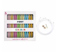 Pony Interchangeable Knitting Needle Set - 14cm, 3-7mm, Polka Dot Design