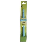 Pony Coloured: Crochet Hook: Plastic: 15cm x 10.00mm, Multicolor, 10mm